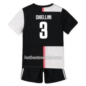 Juventus Giorgio Chiellini 3 Kind Voetbaltenues Thuis 2019/20 - SS (+ Korte broeken)